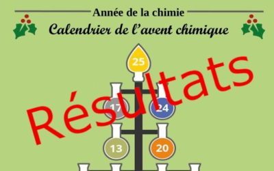 Résultats du calendrier de l’Avent chimique