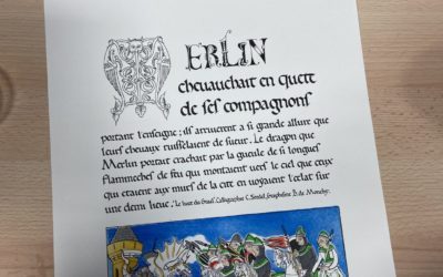 Le manuscrit au Moyen Âge : découverte du pochoir et de l’enluminure