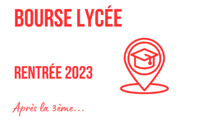 Bourse de Lycée – Rentrée 2023