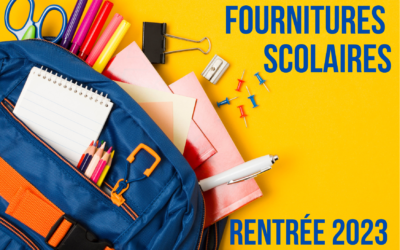 Fournitures scolaires – Rentrée 2023