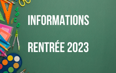 Rentrée 2023