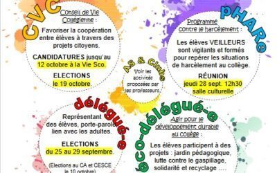 Fais bouger ton collège – Semaines de l’engagement citoyen