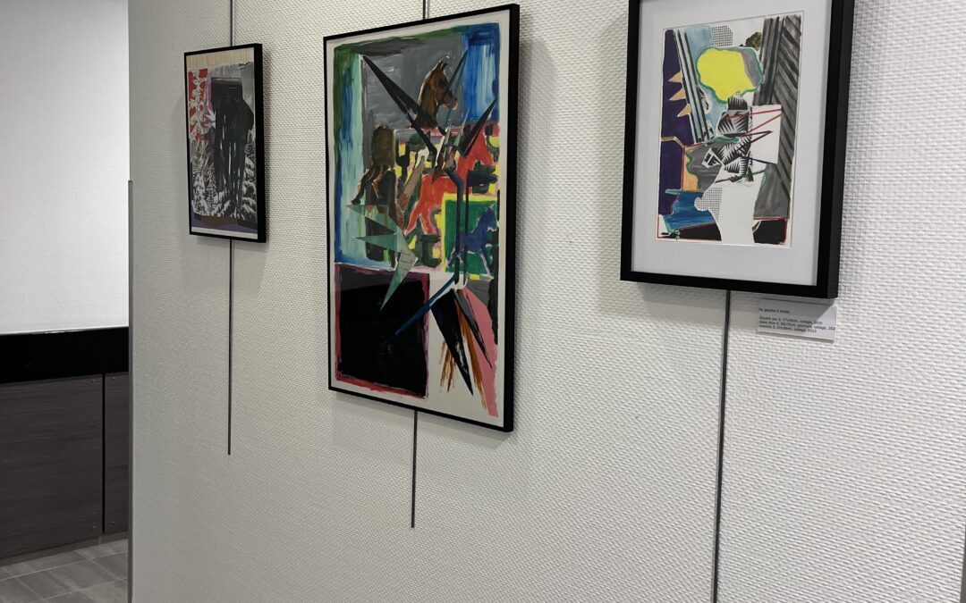 Nouvelle exposition, nouvelle artiste, les 6e vont bénéficier d’un atelier avec Cécile Degouy